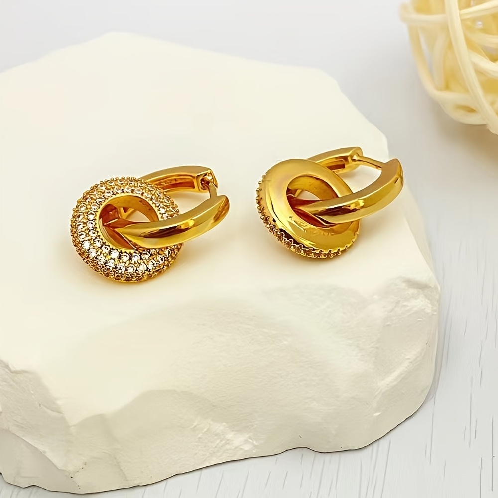 Women's Japanese & Korean Style Round Pendant Earrings